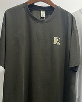 4XL-8XL Big & Tall Men's Daily Casual Letter Embroidered Cotton Round Neck Short Sleeve T-Shirt 4XL-8XL